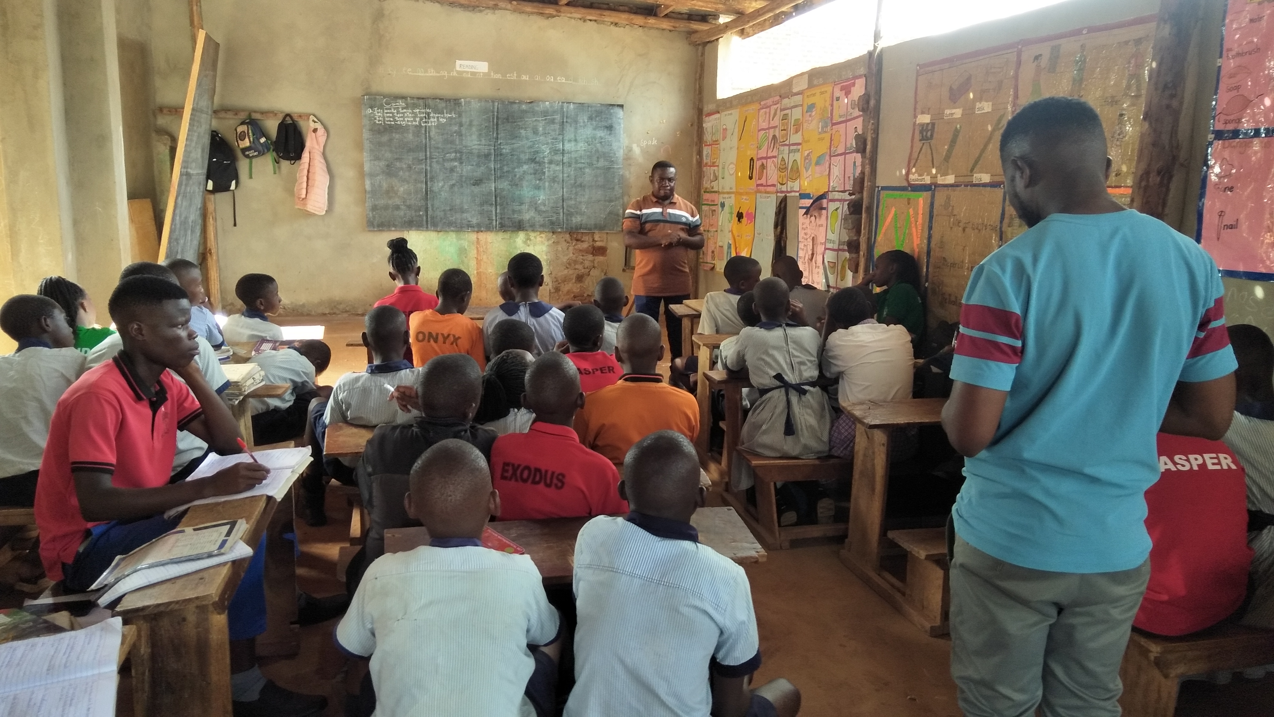 Classroom with students